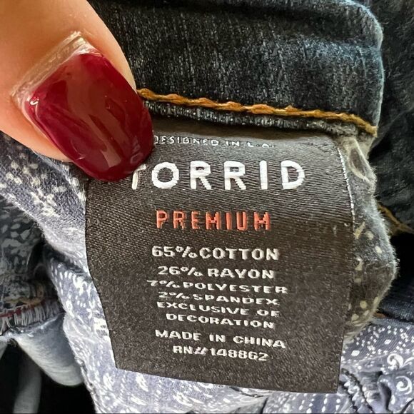 Torrid | High Rise Raw Hem Boyfriend Denim Jeans - Picture 7 of 7